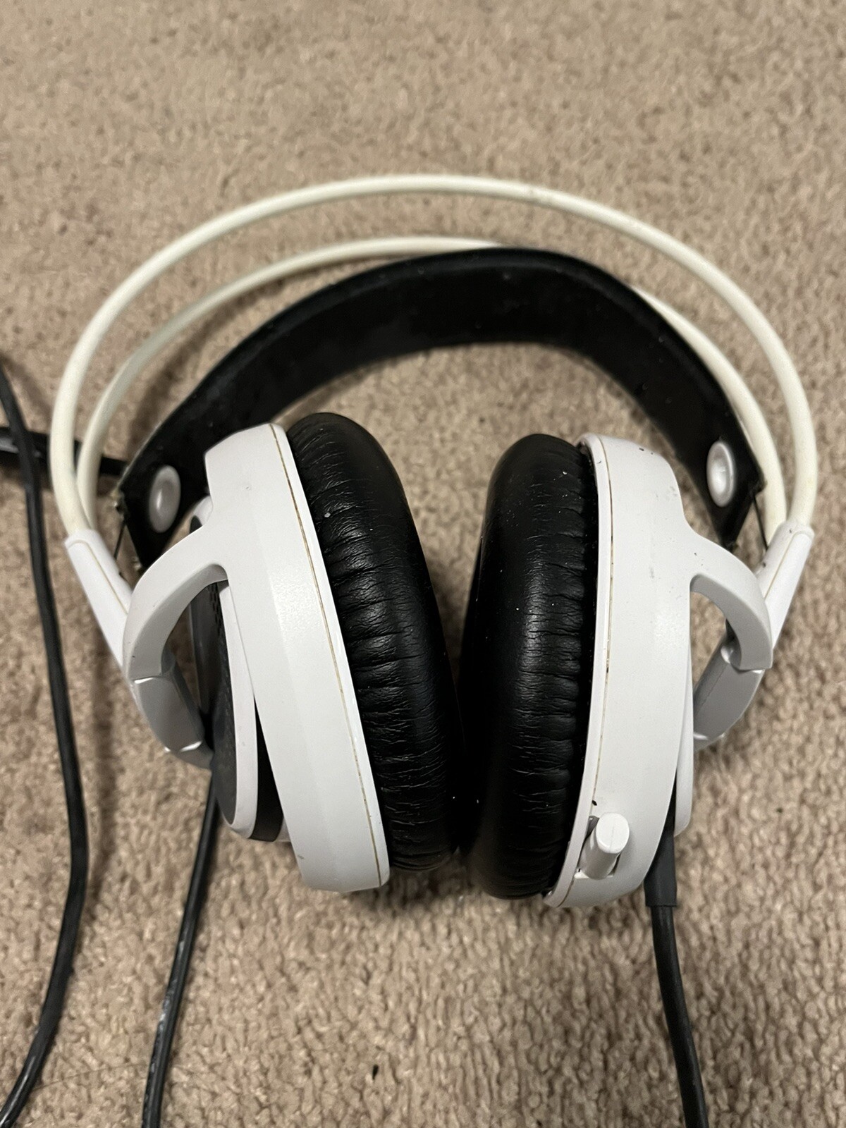 Steelseries Siberia 350 wired Headphones White Tested Works