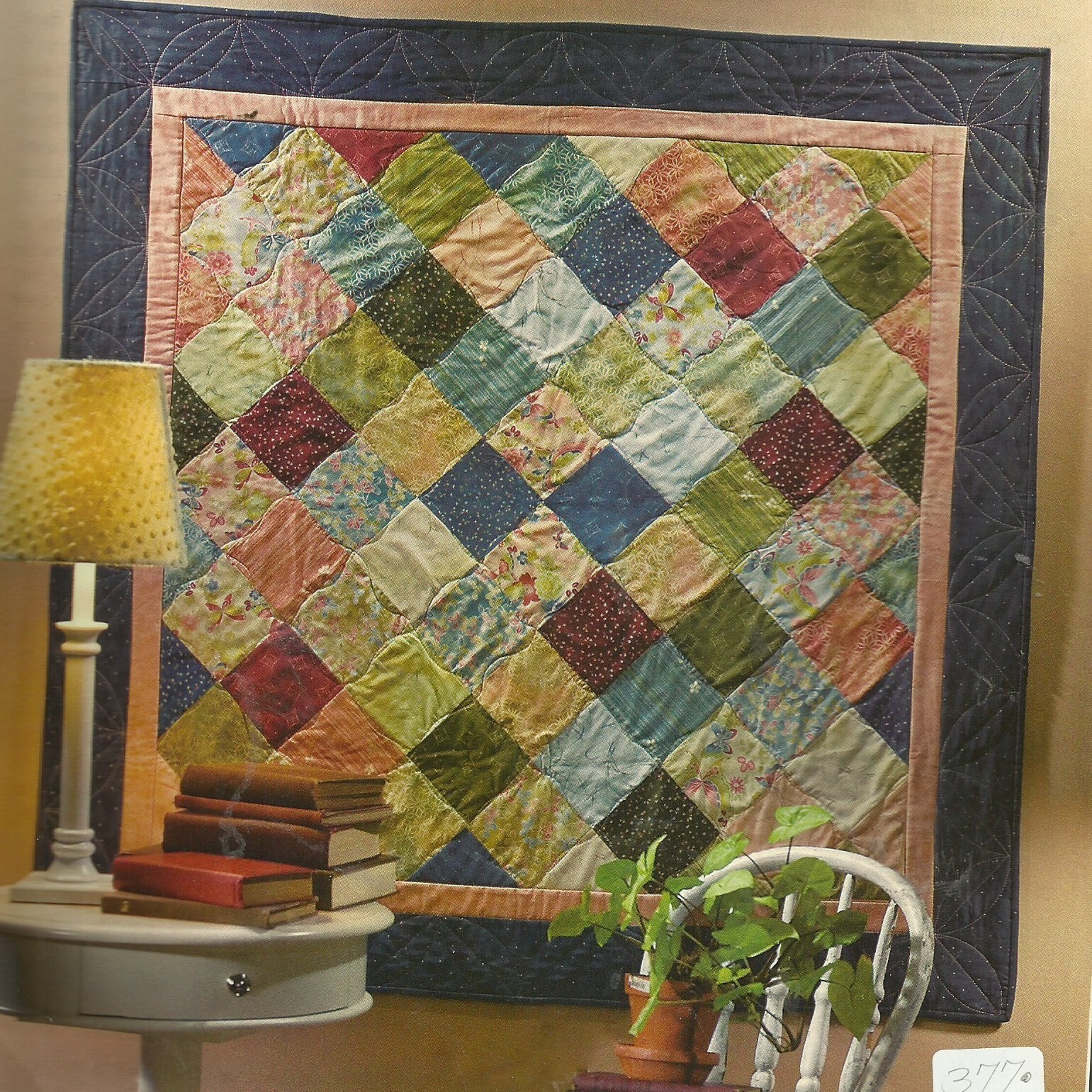 C0012   STRAIGHT TO THE POINT WALLHANGING QUILT PATTERN/INSTRUCTIONS