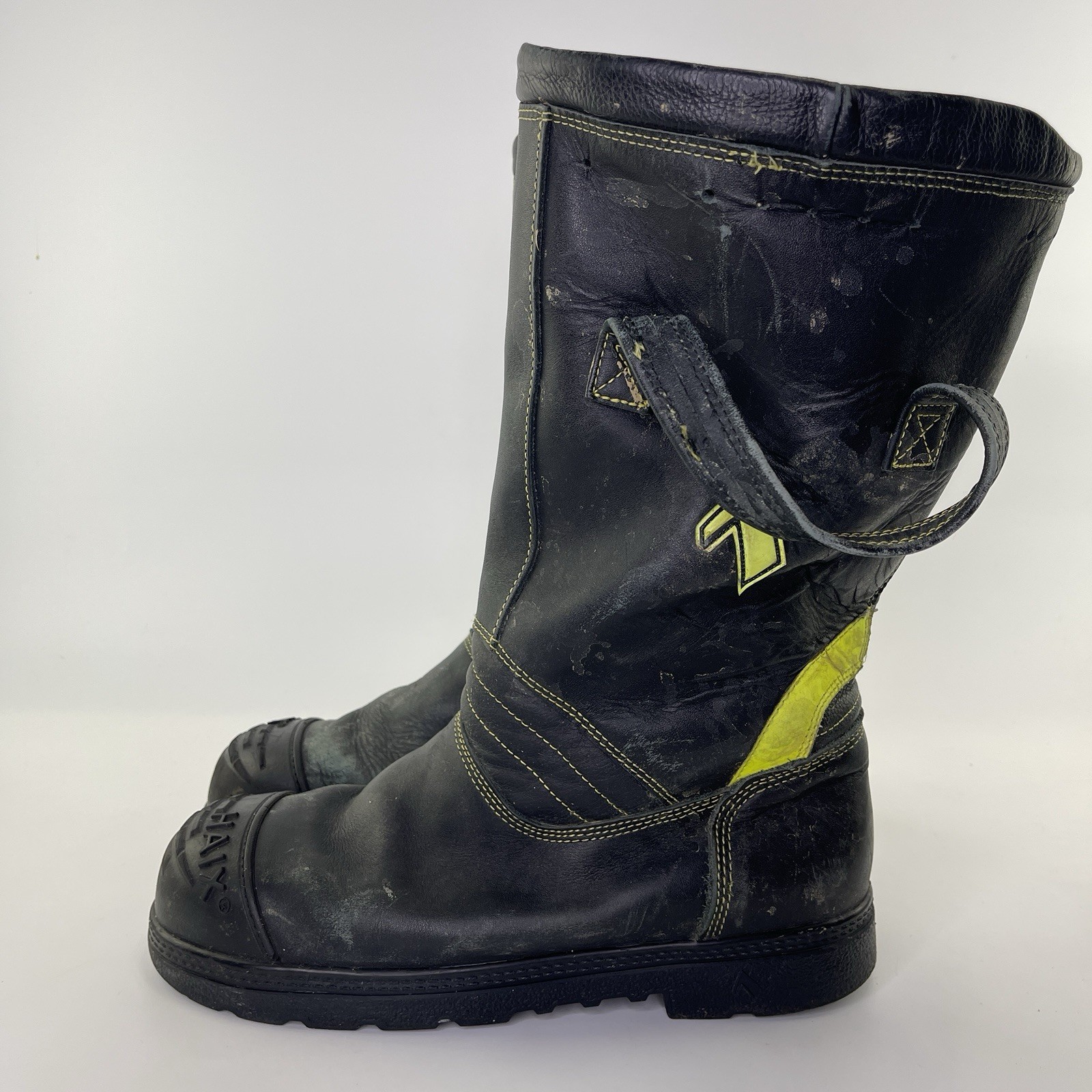 HAIX Fire Hunter Xtreme MFG date 2015 Leather  Structural Fire Boots Sz 9.5 Wide
