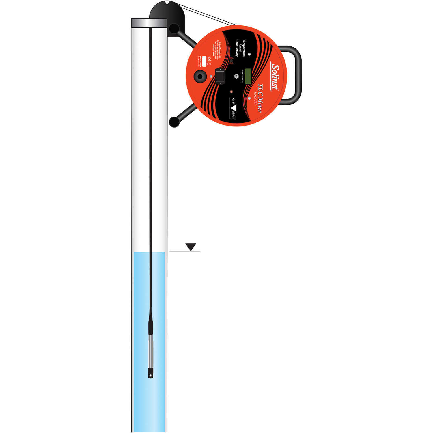 Solinst Model 107 TLC Meter 100’