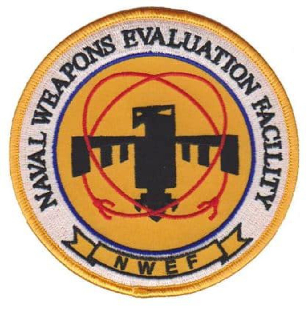 Naval Weapons Evaluation Facility (NWEF) Patch – Hook and Loop