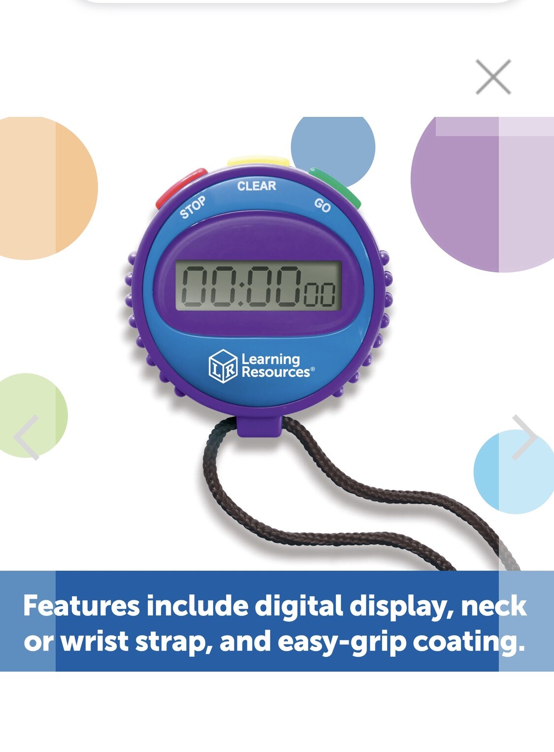 Simple Stopwatch Age 5+