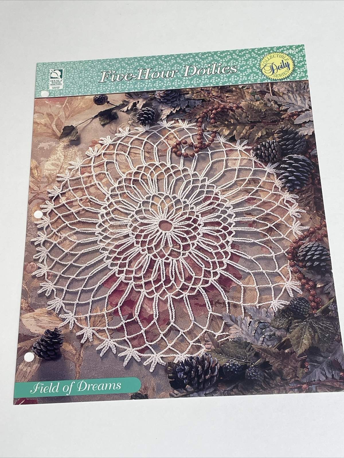Field of Dreams Five Hour Crochet Doily Pattern House of White Birches