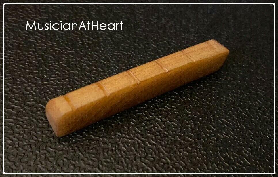 MusicianAtHeart UNBLEACHED STYLED BONE NUT for Gibson 335 Guitar