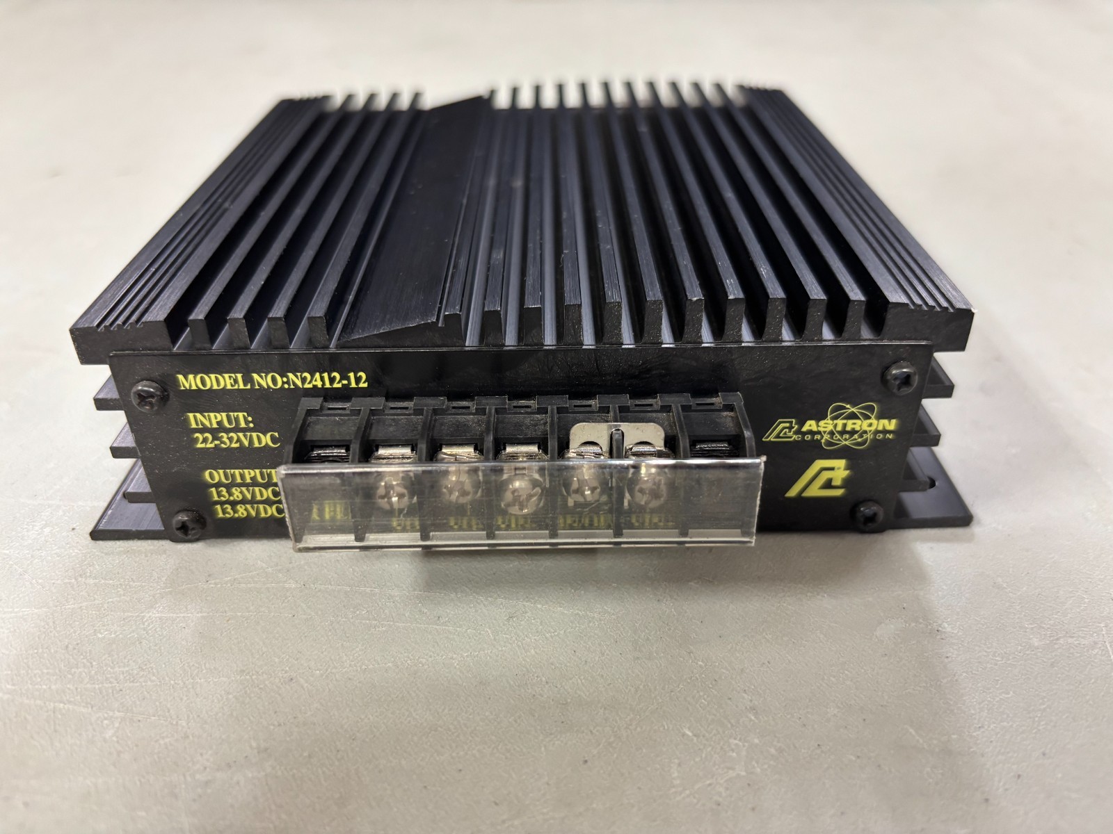 Astron N2412-12, 12 Amp DC to DC Converter, 22-32VDC to 13.8VDC - Tested Working