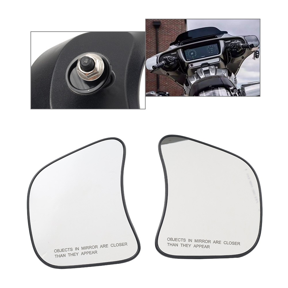 Side Fairing Mount Rearview Mirror For Harley Touring CVO Street Glide 2023 2024