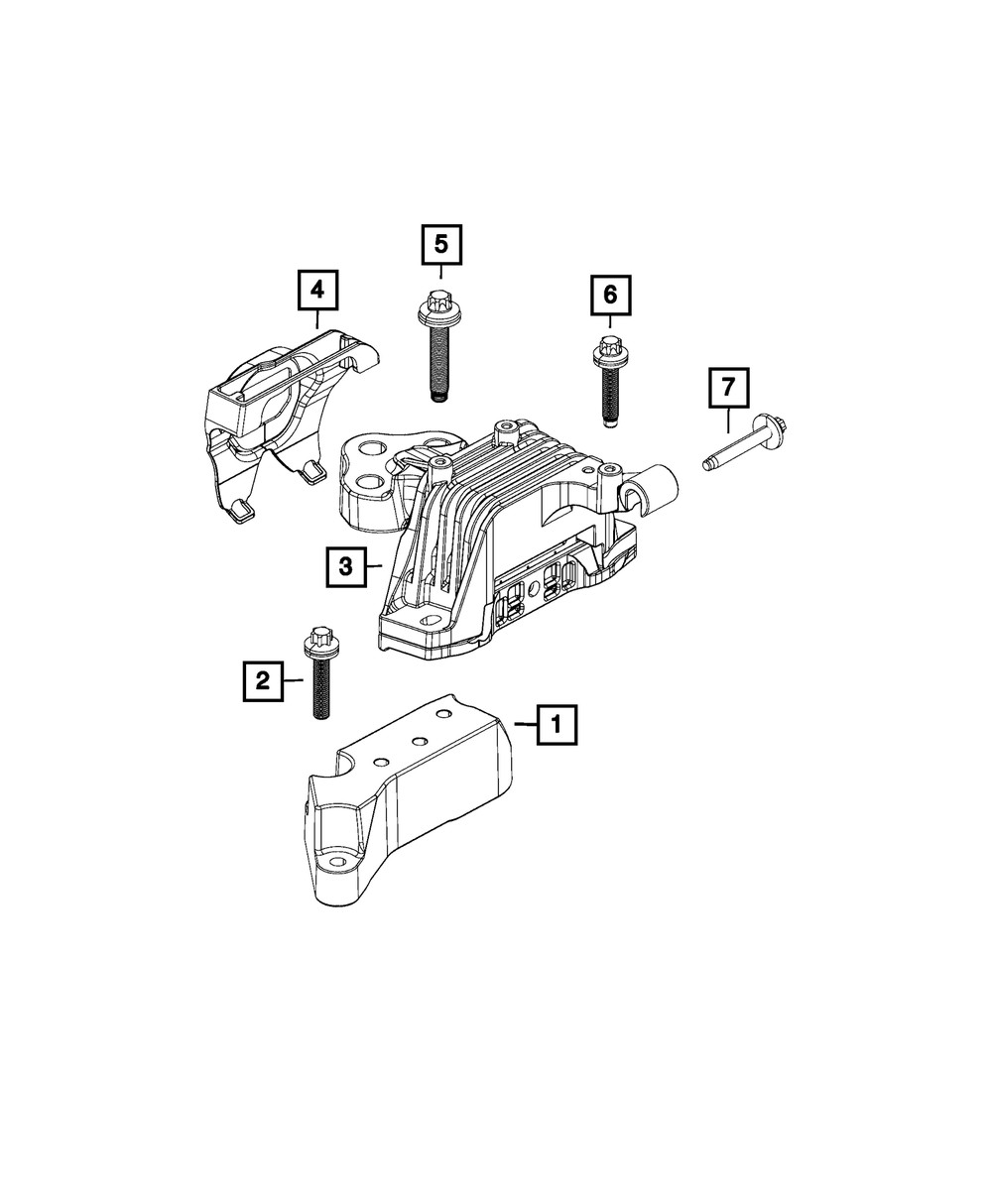 Genuine Mopar 6 Lobe External Head Bolt 6510865AA