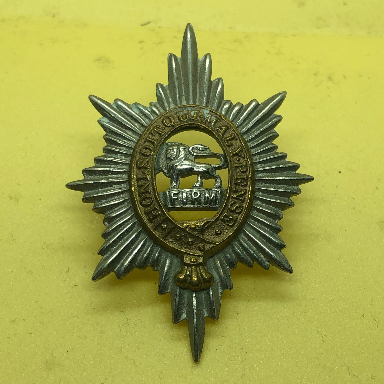 Original WW2 British Army Worcestershire Regiment Cap Badge