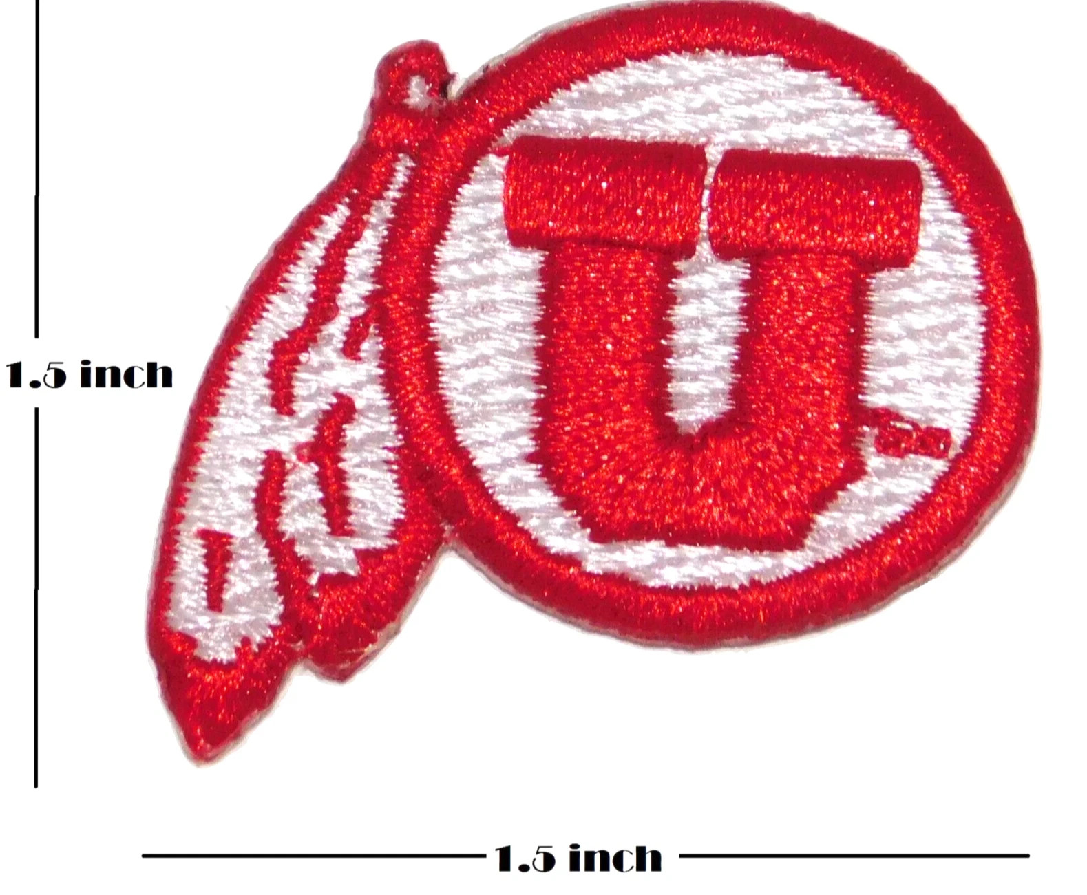 University of Utah UTES Vintage Embroidered Iron On Patch Salt Lake City LOGO