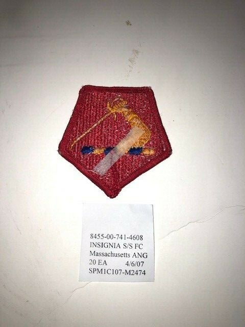 Massachusetts National Guard U.S. Army Shoulder Patch Insignia