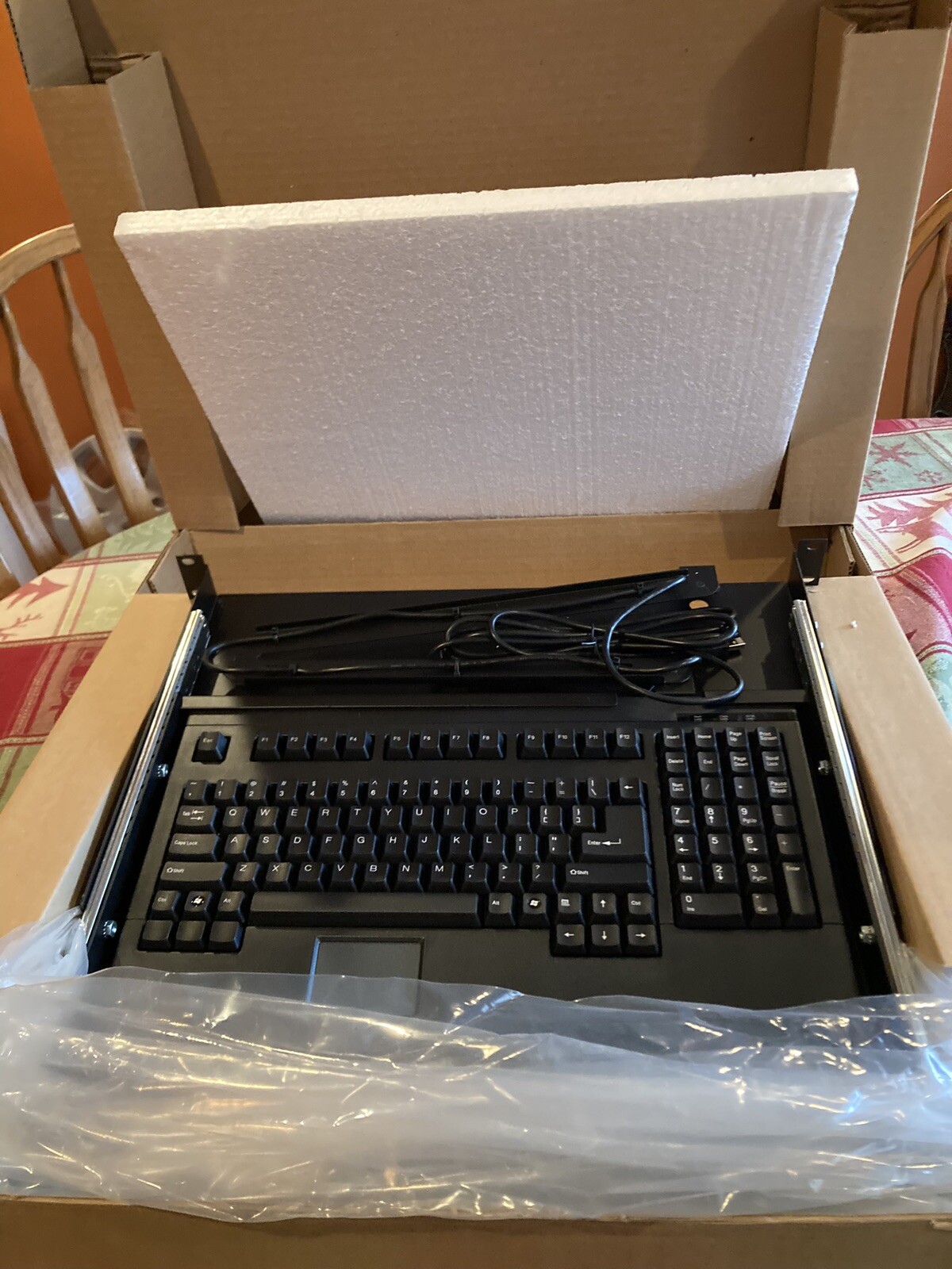Middle Atlantic RM-KB 1RU Space Sliding Shelf Computer Keyboard retails $800