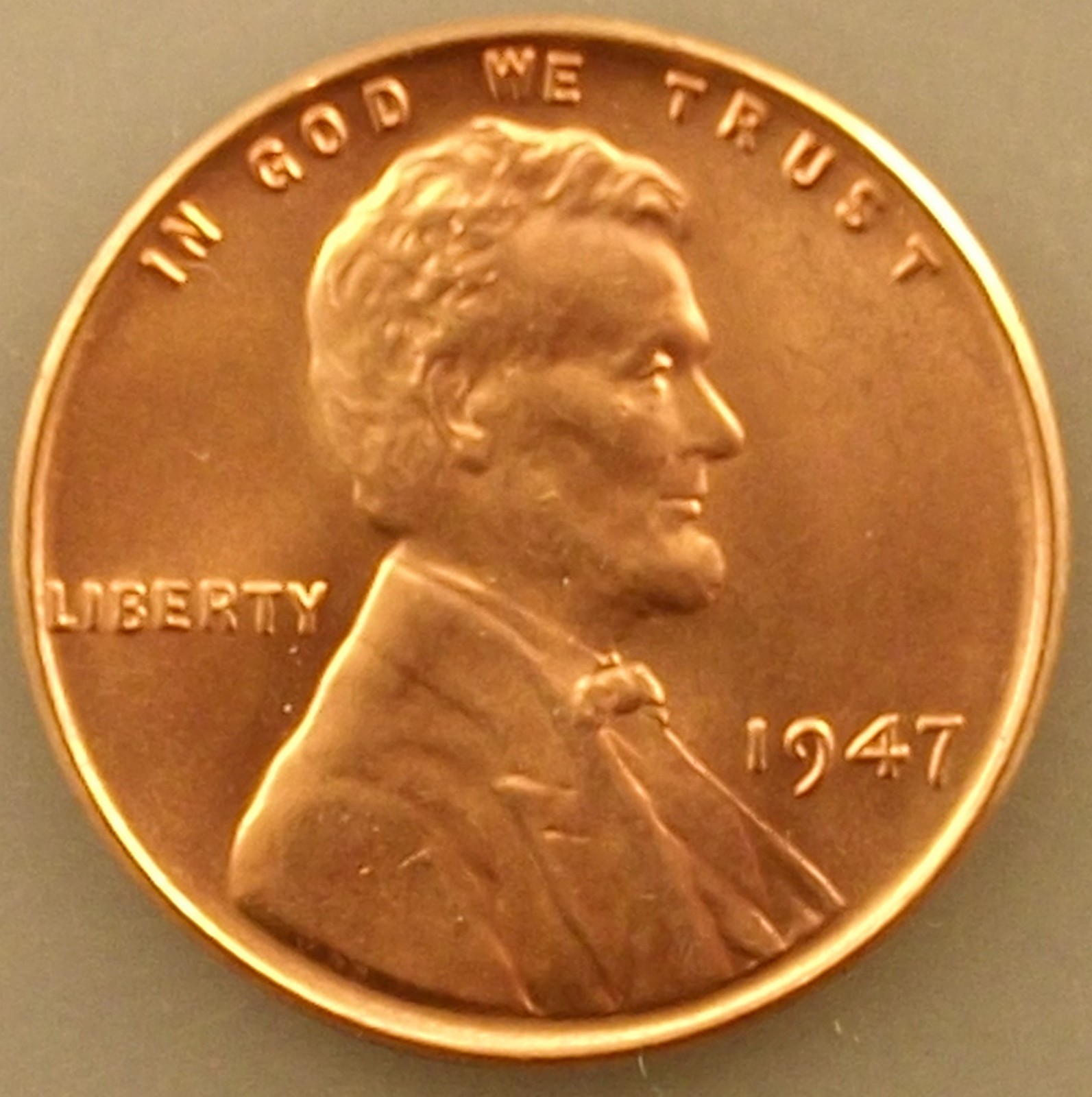 1947 P Lincoln Wheat Cent BU Uncirculated Penny 1c RED COIN TOUGHER DATE
