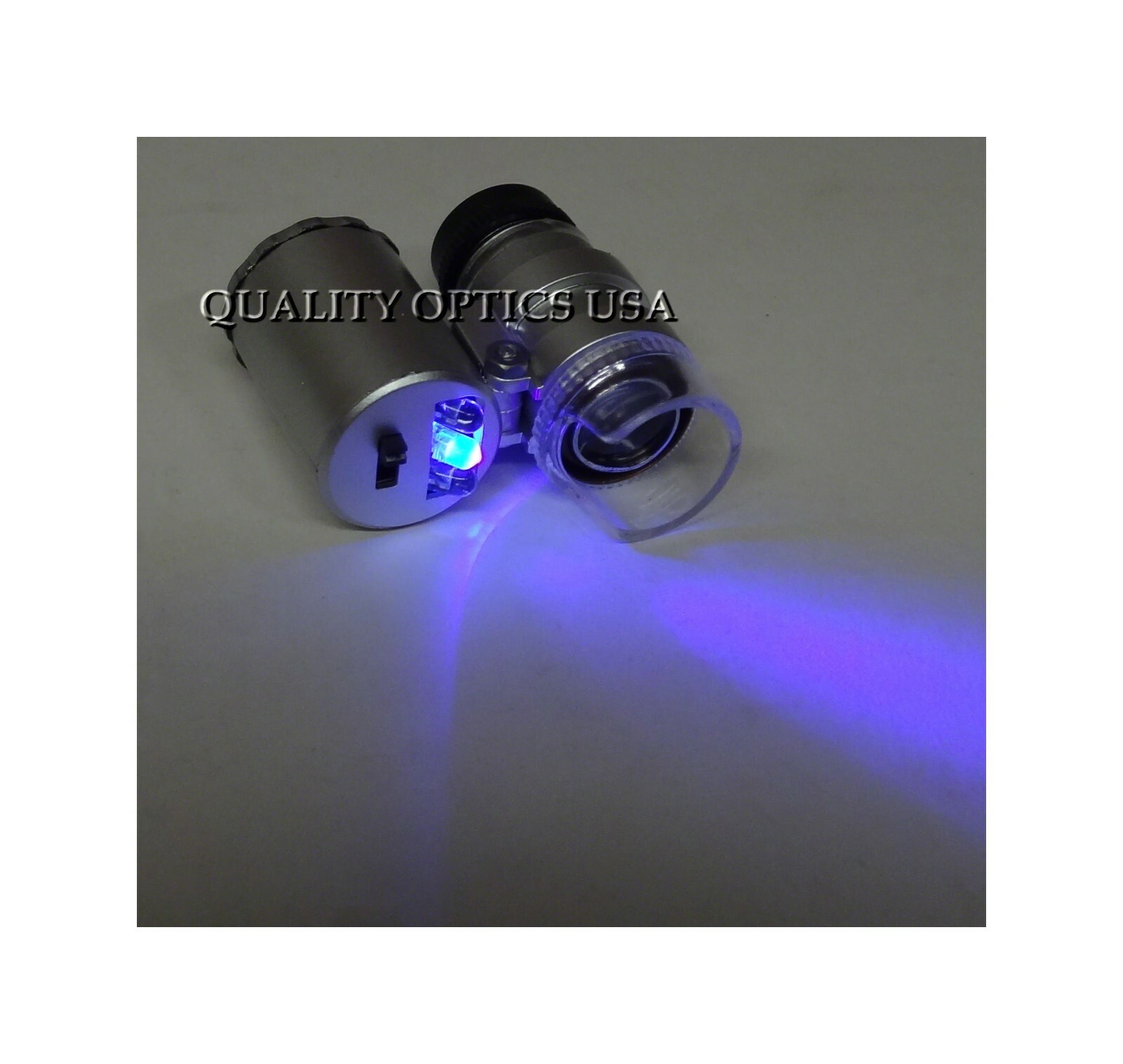 60X 2 LED LIGHTED MICROSCOPE HYDROPONICS SEEDLING PLANT MAGNIFIER INSPECTION