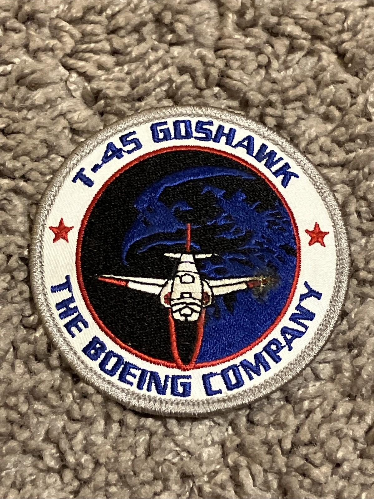 Boeing T-45 GOSHAWK US Navy USMC Aviator Training Squadron Jacket Patch 3-1/4”