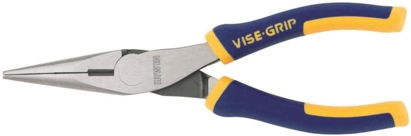 Vise-Grip Pliers, Long Nose, 6 Inch, for Heavy Duty Cutting and Bending (2078216