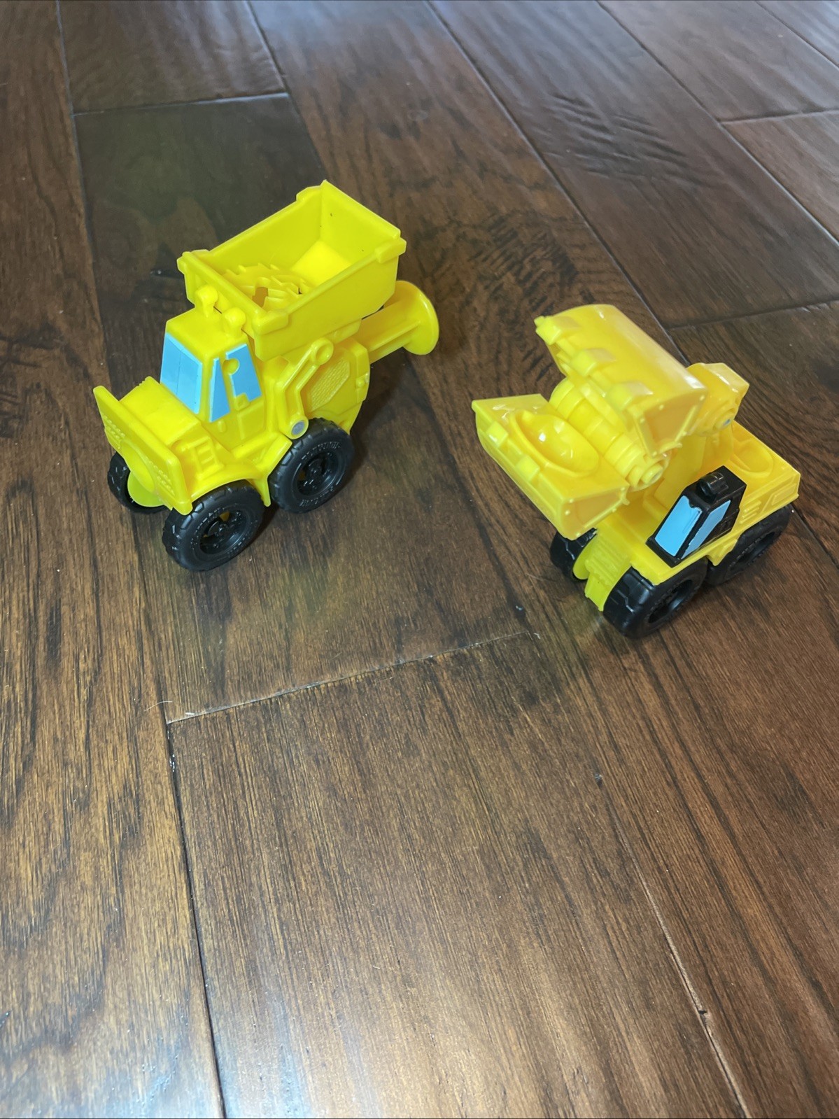 Play Doh Wheels Excavator Bulldozer Toy Lot Yellow Trucks Construction