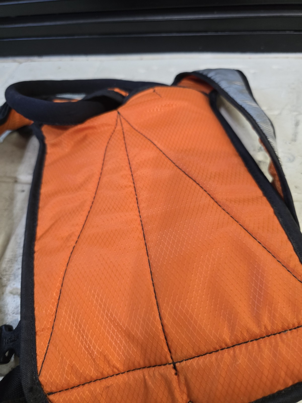 Camelback Snobowl Hydration Backpack w/ Bladder Gray Black Orange 1.5L/50oz
