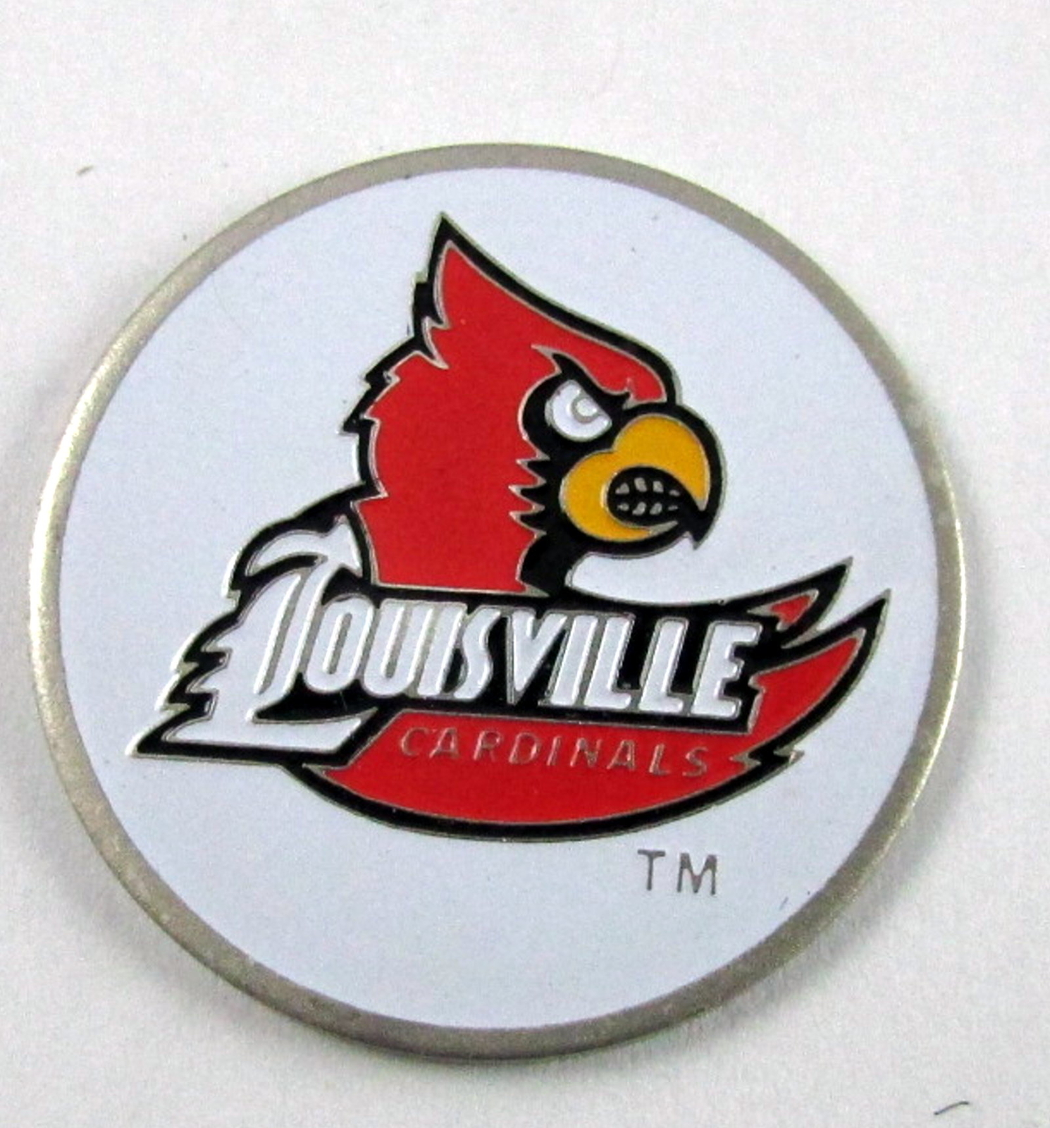 5 NCAA Collegiate Golf Ballmark Ballmarker Ball mark ballmark Louisville White