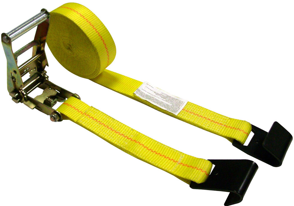 Assembly Tie Down with Flat Hook, 4"x30'