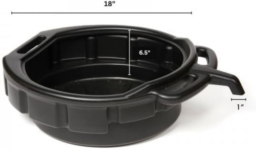 32953 4-Gallon Oil Change Drain Pan, Car Oil Container, Ideal For Automotive ...