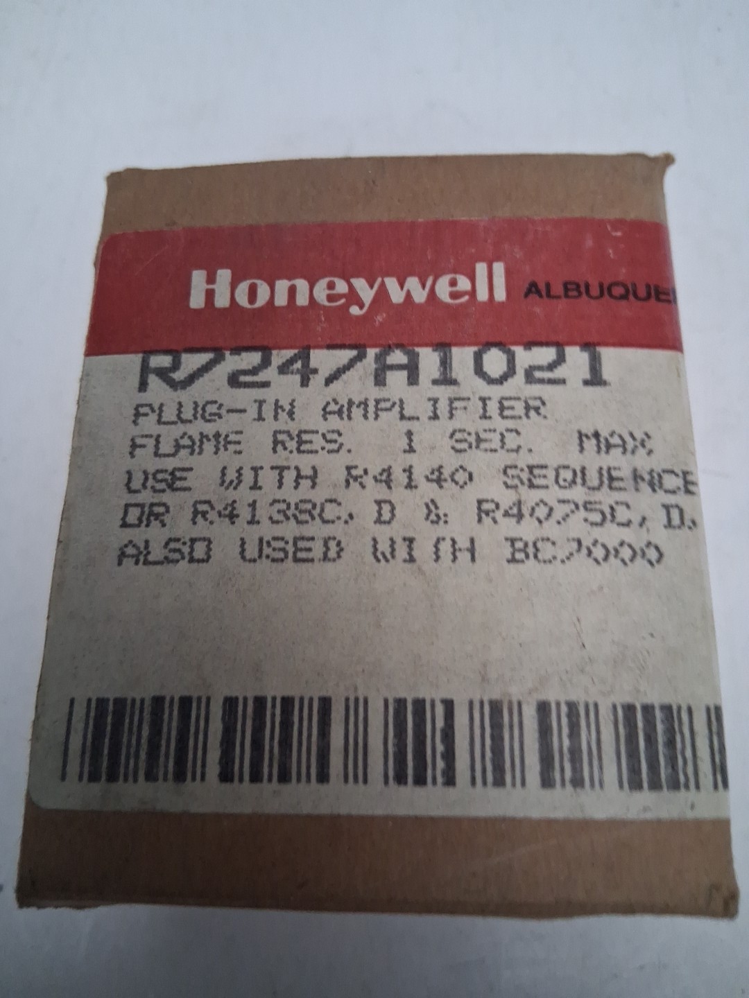 Honeywell R7247A1021 Plug-in Amplifier