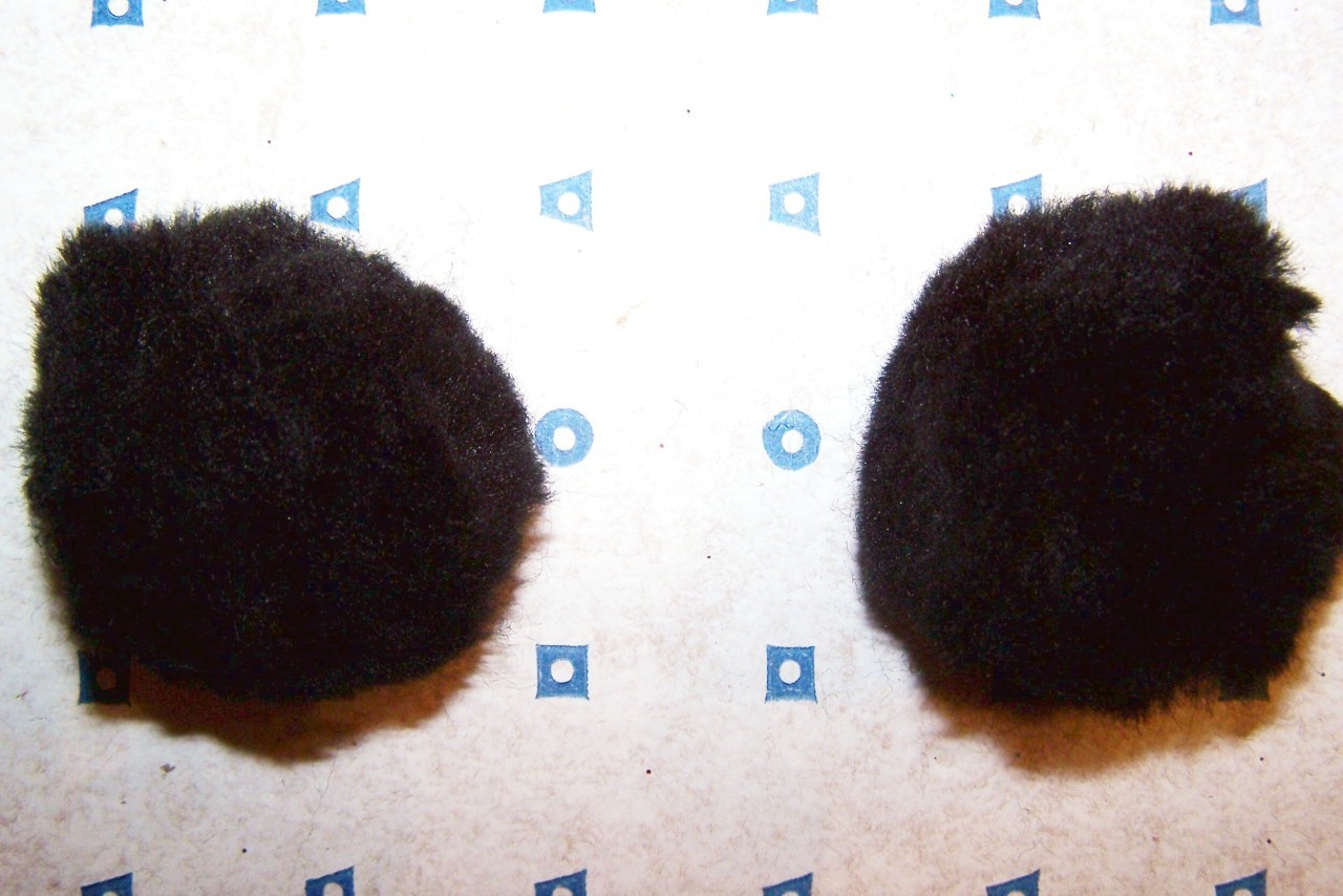 AQHA Legal Show Parade Mounted Shooting Horse Equine Ear Plugs 1 Pair Black 2pcs