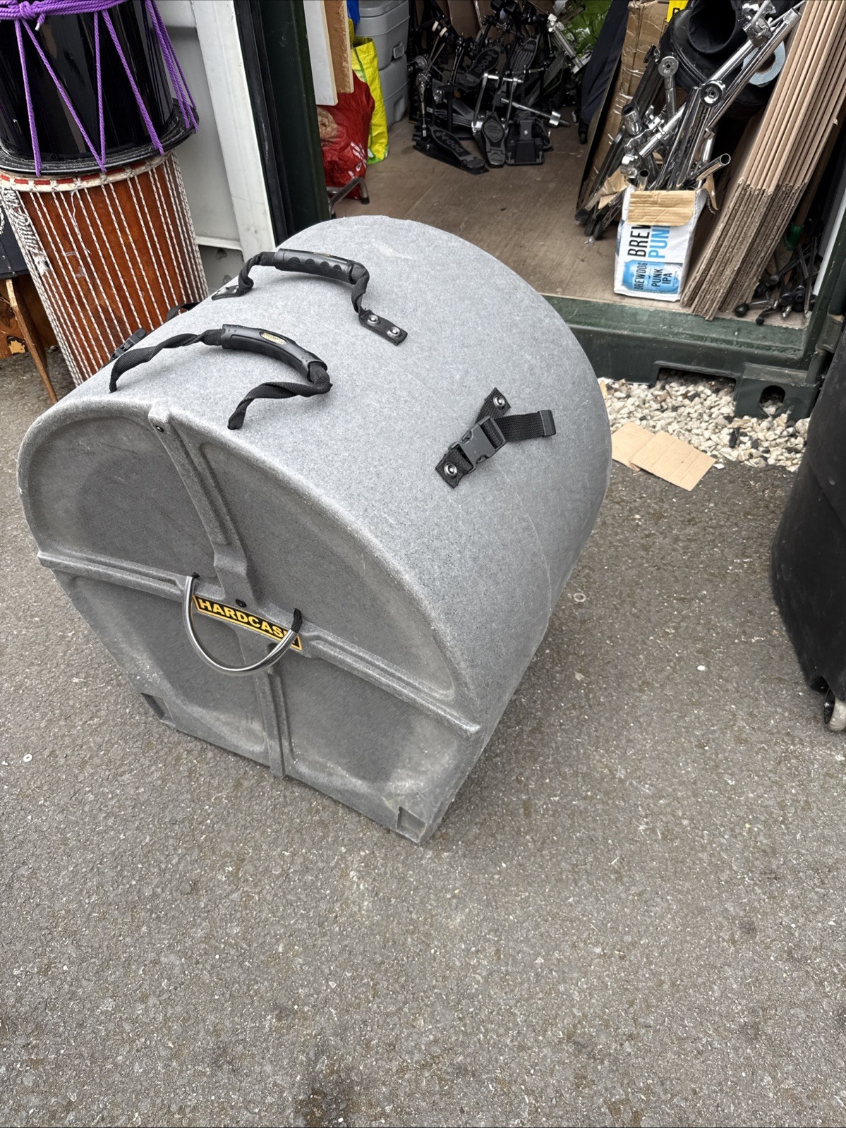 22” Hardcase Bass Drum Case. Wheels. Free P&P