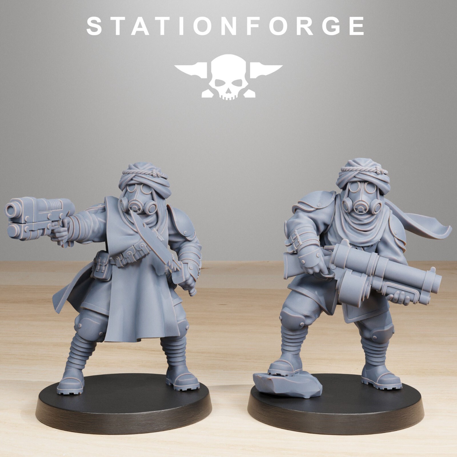 GrimGuard Scorchers and Captains from Station Forge 32mm