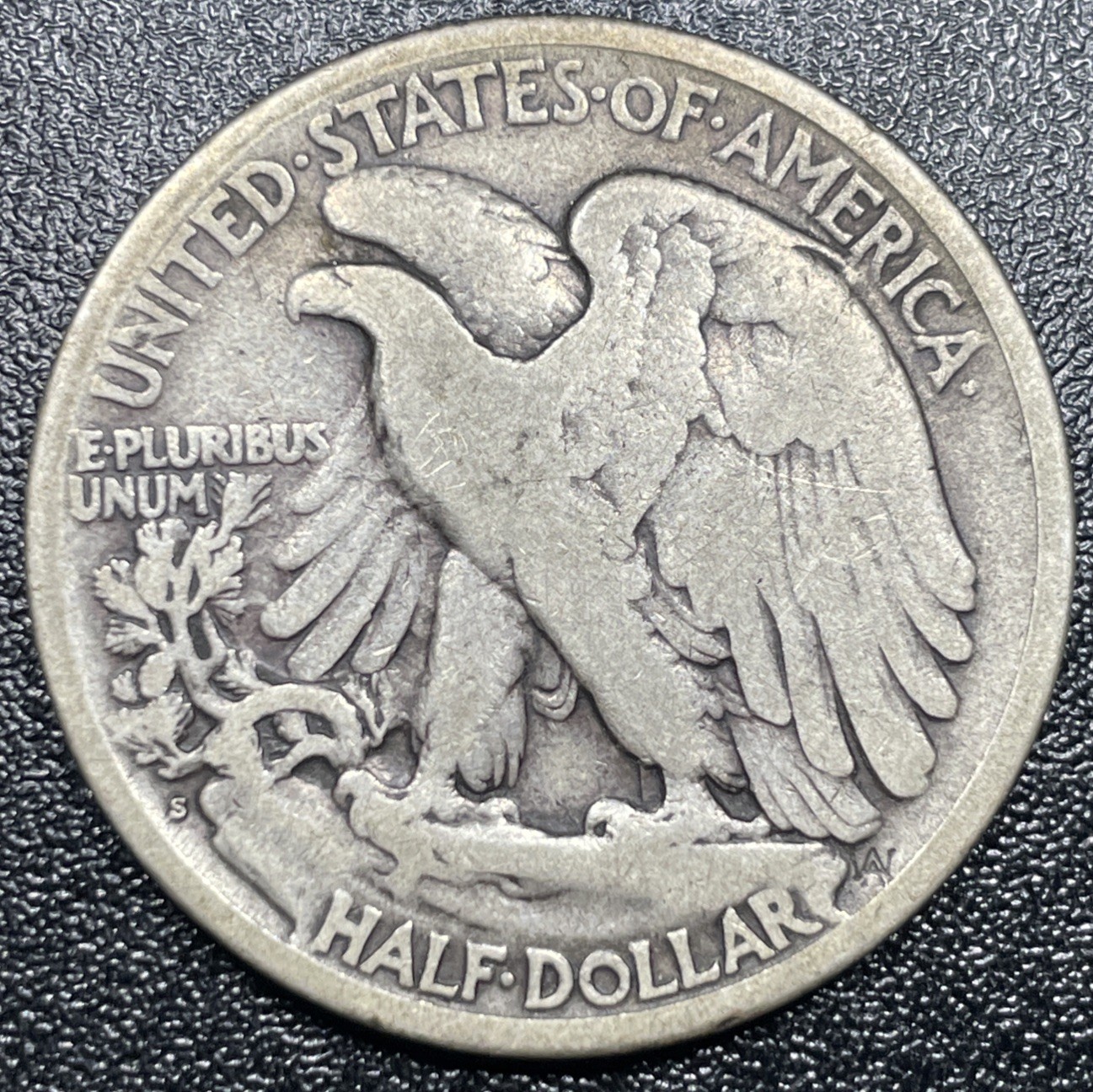 1919-S San Francisco Walking Liberty Silver Half 50c Fine F+