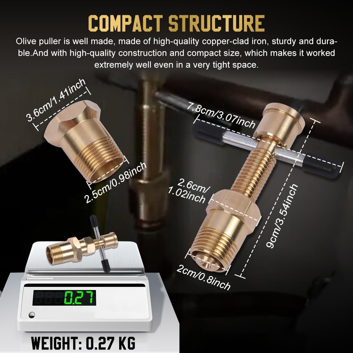 Olive Ferrule Puller - Durable, Corrosion-Resistant Tool for Effortless Use