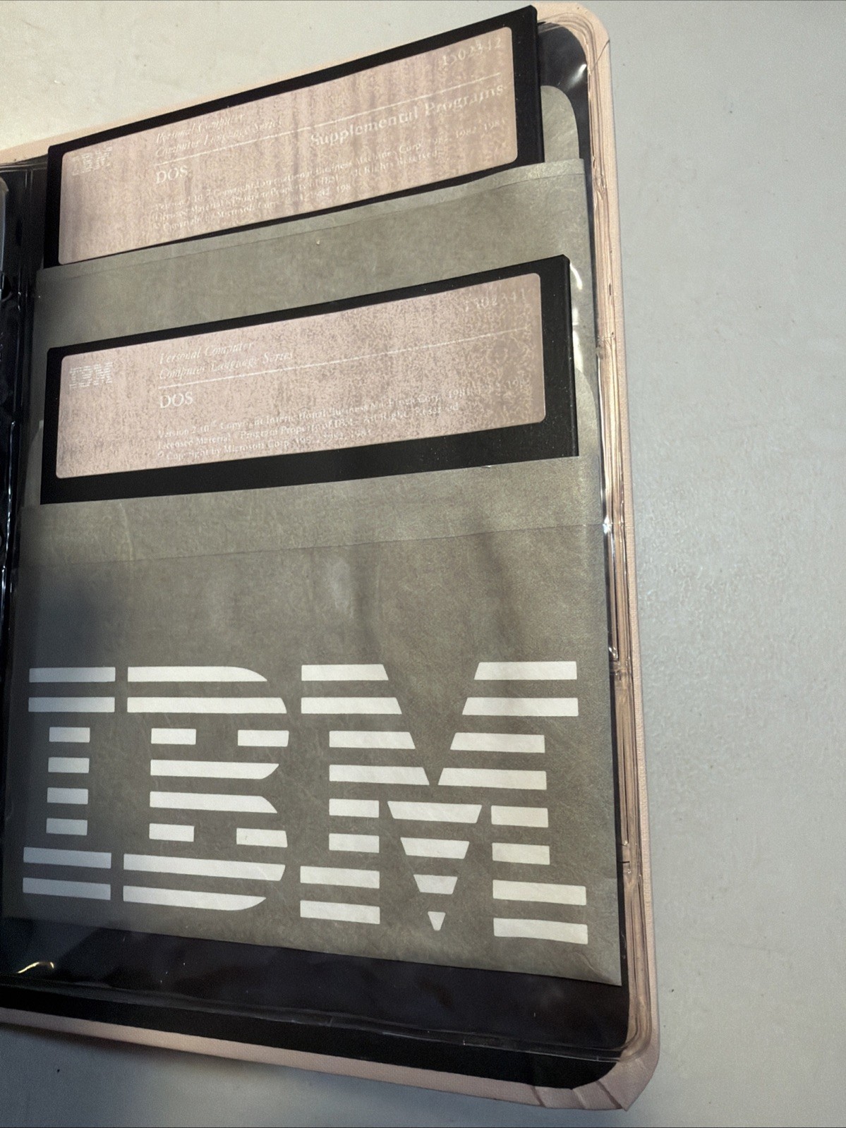 IBM DOS 2.1 Manual 6024120 w/ 5.25 Disks/Quick Reference Card/User Guide SEALED