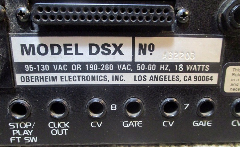 Oberheim DSX Digital Polyphonic Sequencer Vintage Rare