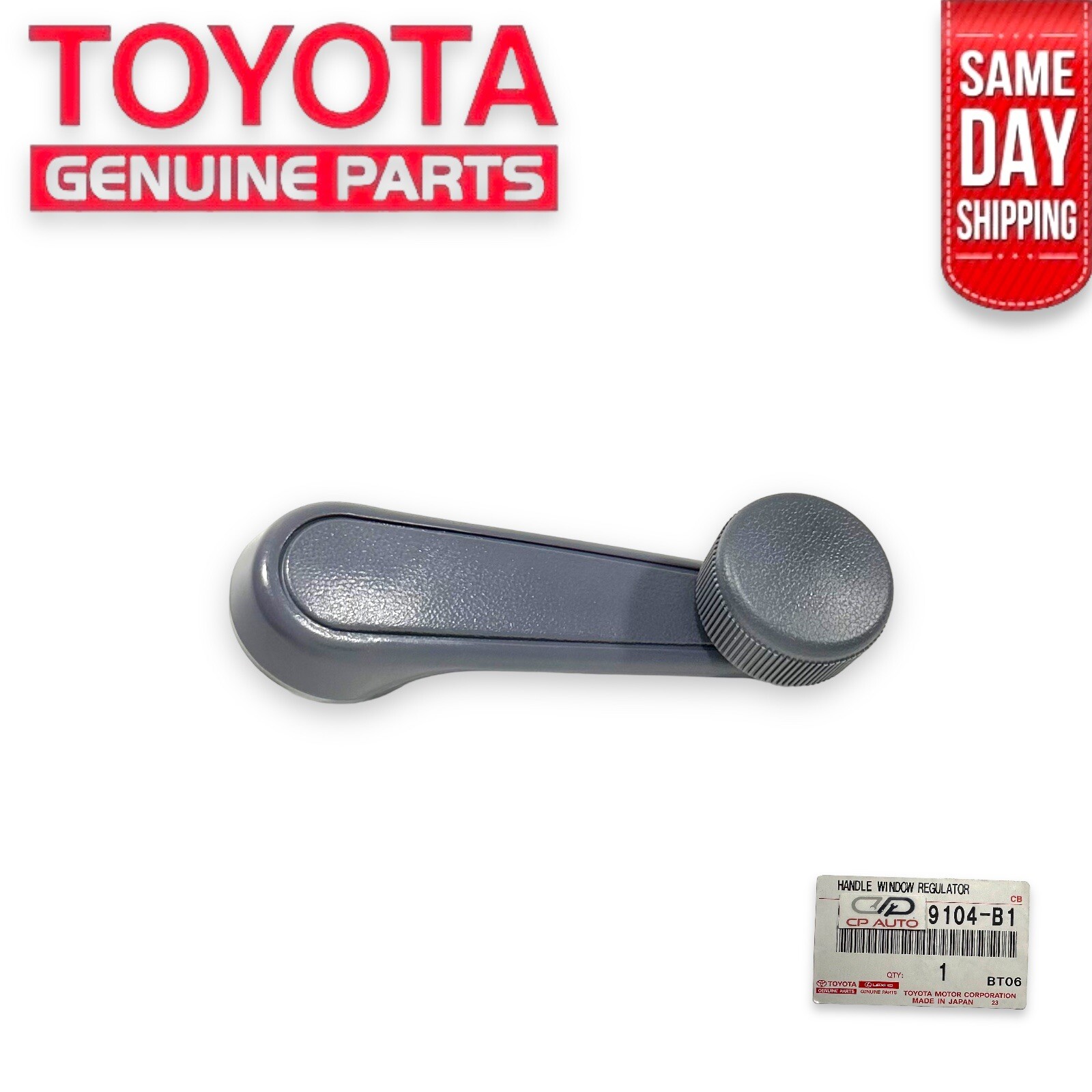NEW 98 - 00 TOYOTA TACOMA FRONT REAR LEFT DOOR WINDOW CRANK HANDLE MOON MIST OEM