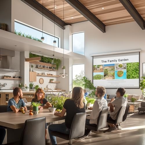 110" Motorized Projector Screen, Electric 16:9 Projector Screen 110 Inch(16:9)
