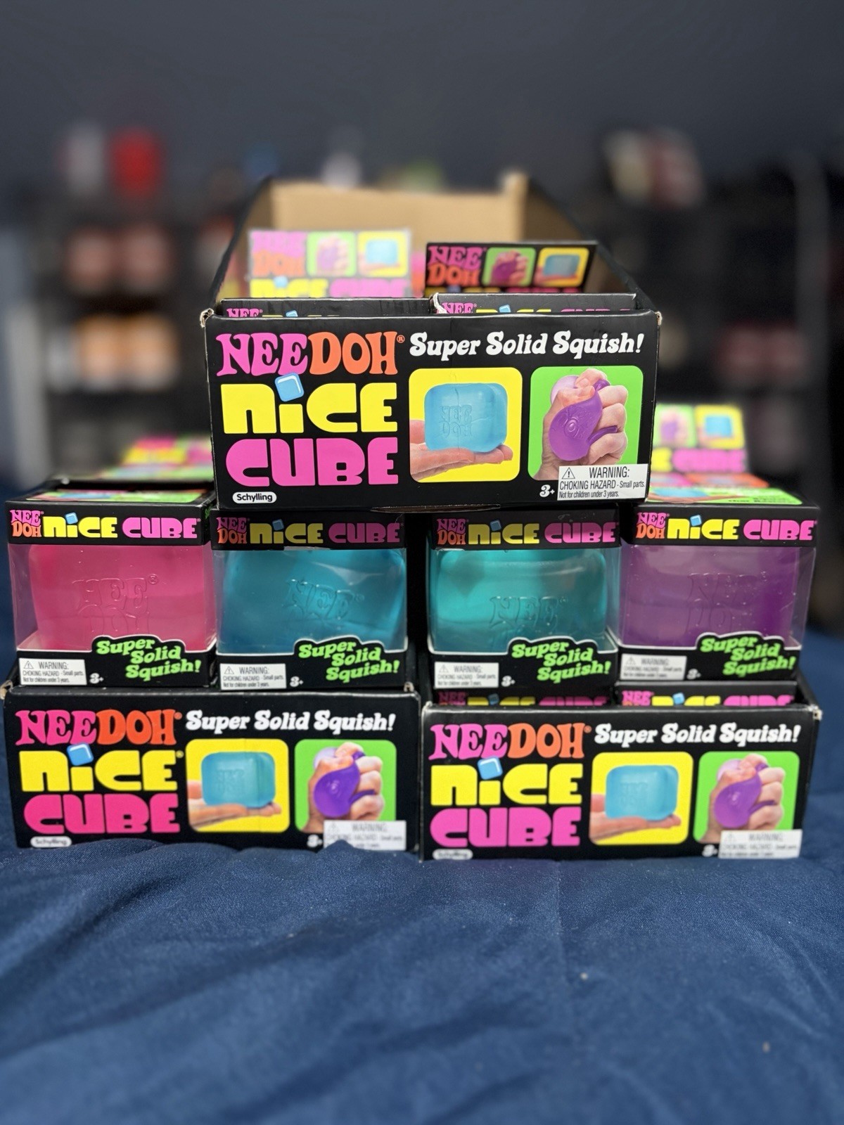 Nee Doh Nice Cube  Brand New/Factory Sealed! 12 Per Set