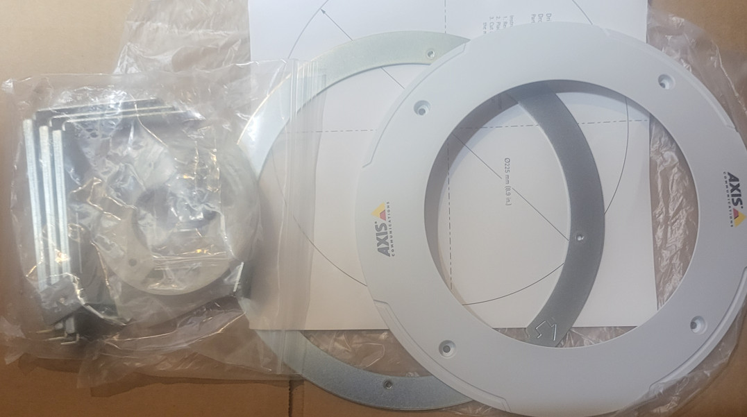 AXIS  Q60 Q60XX Q6055 Q6045  Q6054 Q6074 Q6075 CEILING RECESSED MOUNT 5505-161