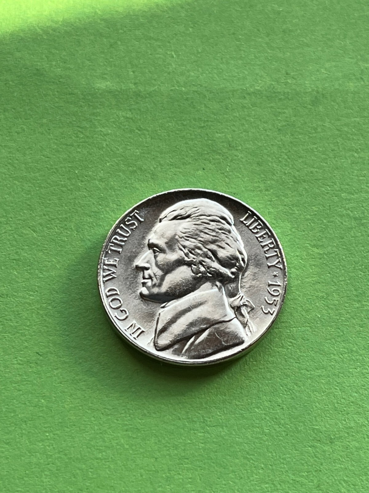 1953-S Jefferson Nickel Gem BU. Uncirculated "Free Shipping"