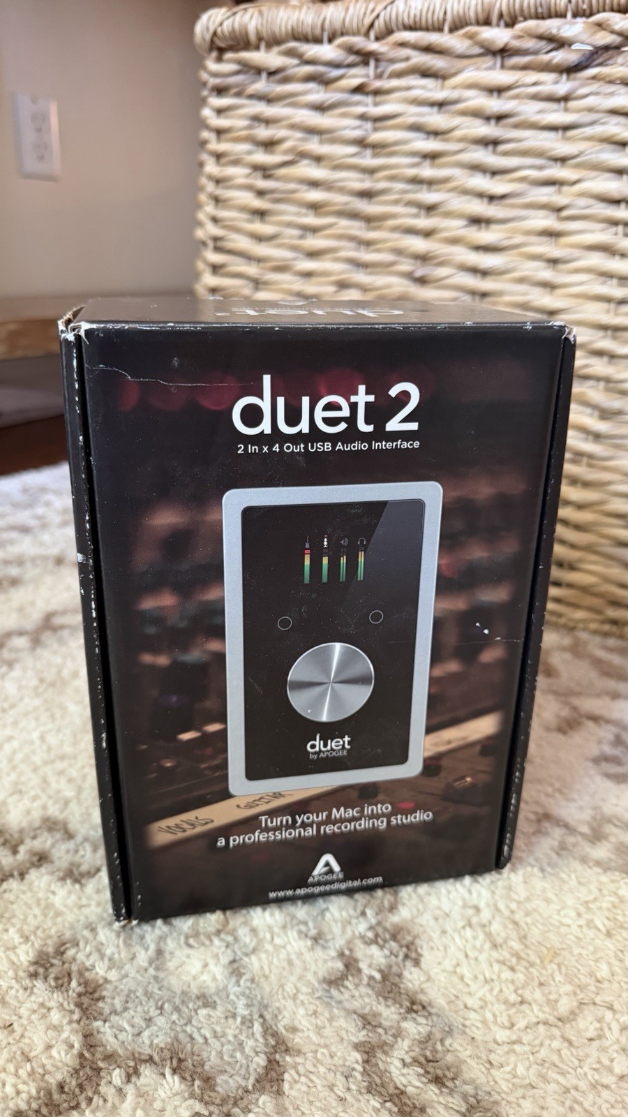 Apogee Duet 2 USB Audio Interface W Breakout Cables PLUS Breakout Box!