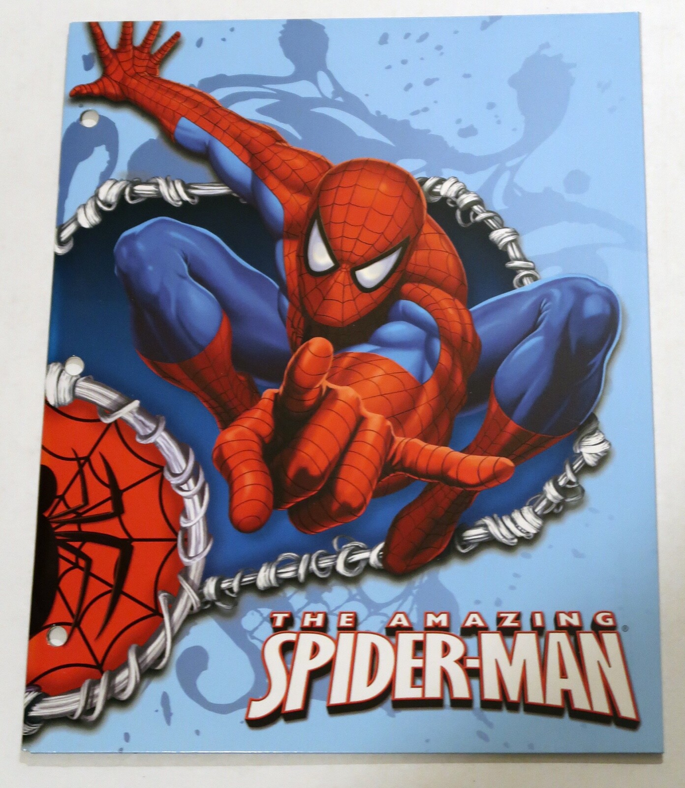 The AMAZING SPIDER-MAN 9.25 x 12 School Folder ©2008 UNUSED/EXCELLENT Condition