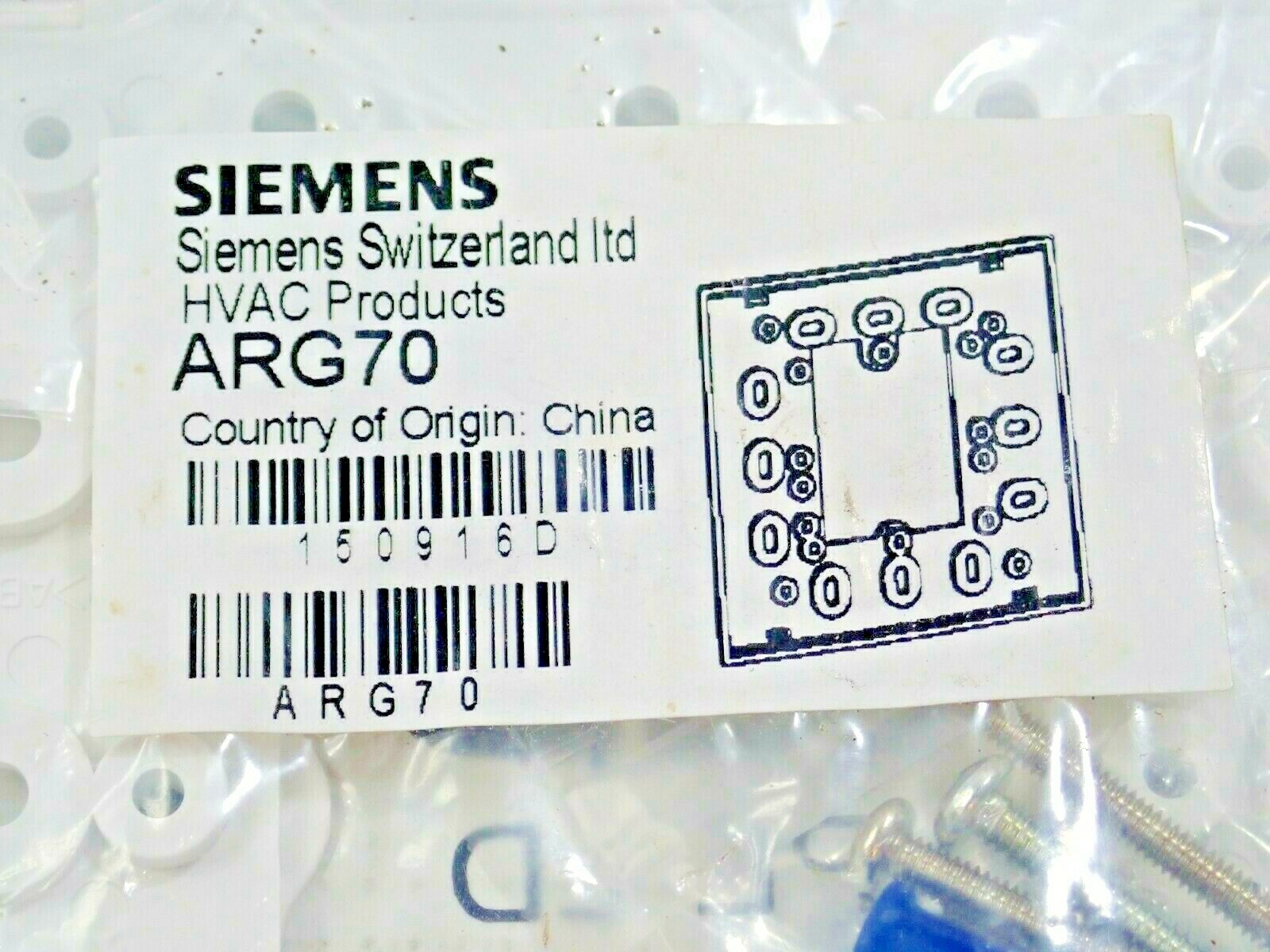 Siemens ARG70 Wall Plate with hardware