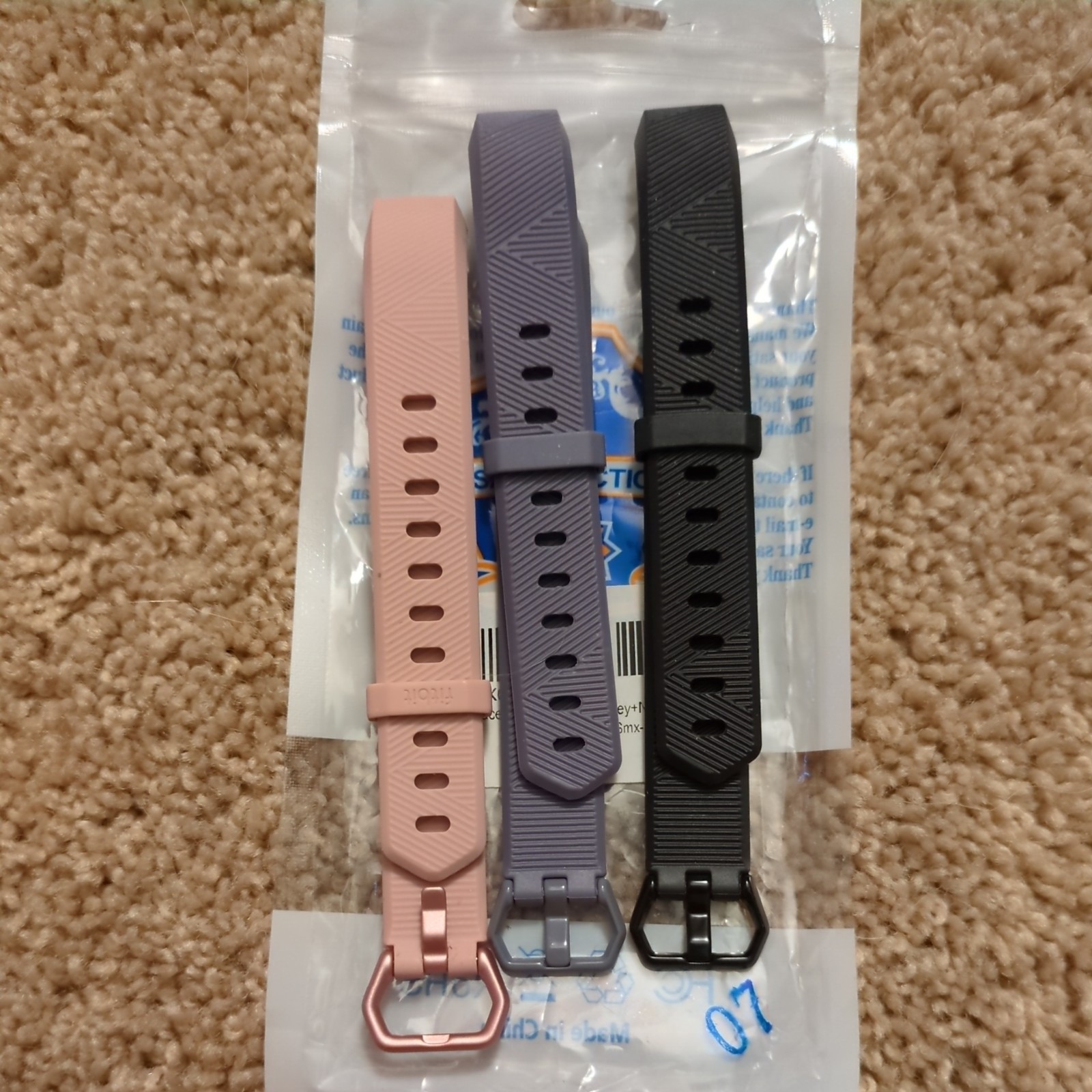 3 Replacement Wristbands for Fitbit Alta Size Large