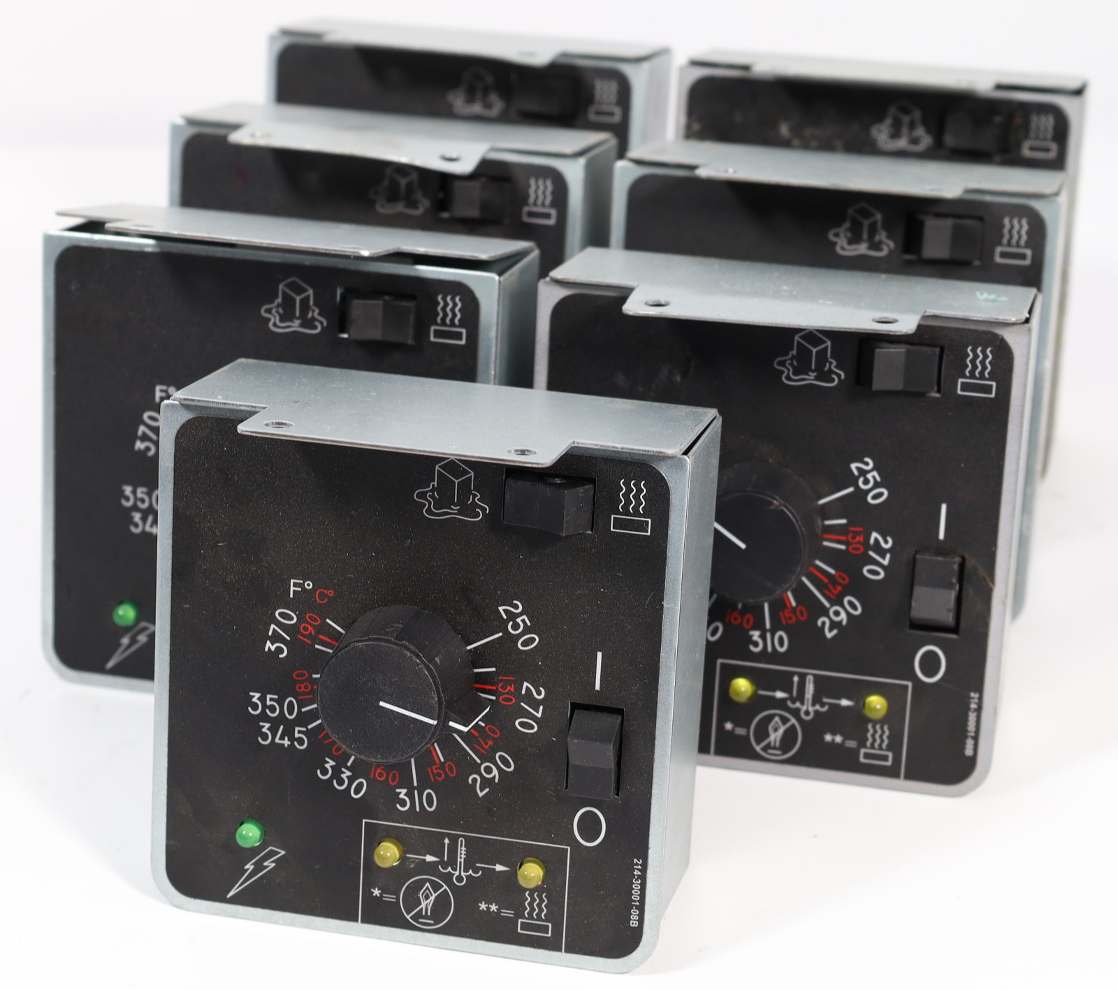 (Lot of 7) Pitco B2005303 Temperature Control Box, 250F to 370F