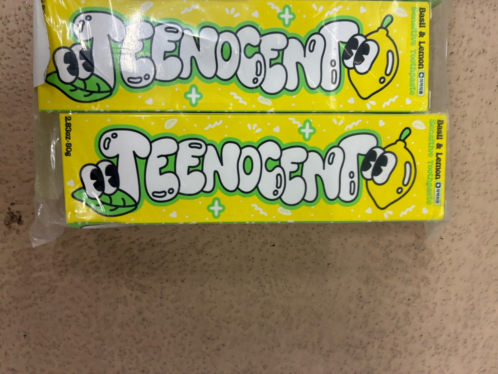 Ternocent Natural Nano Hydroxyapatite Sensitive Toothpaste Basil & Lemon 5 Pack