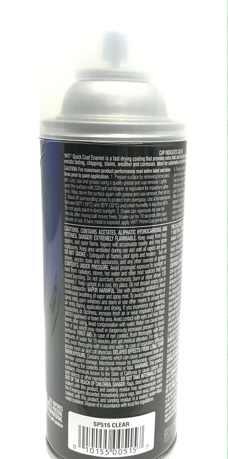 VHT SP515 Quick Coat Clear Acrylic Enamel 11 oz. Can