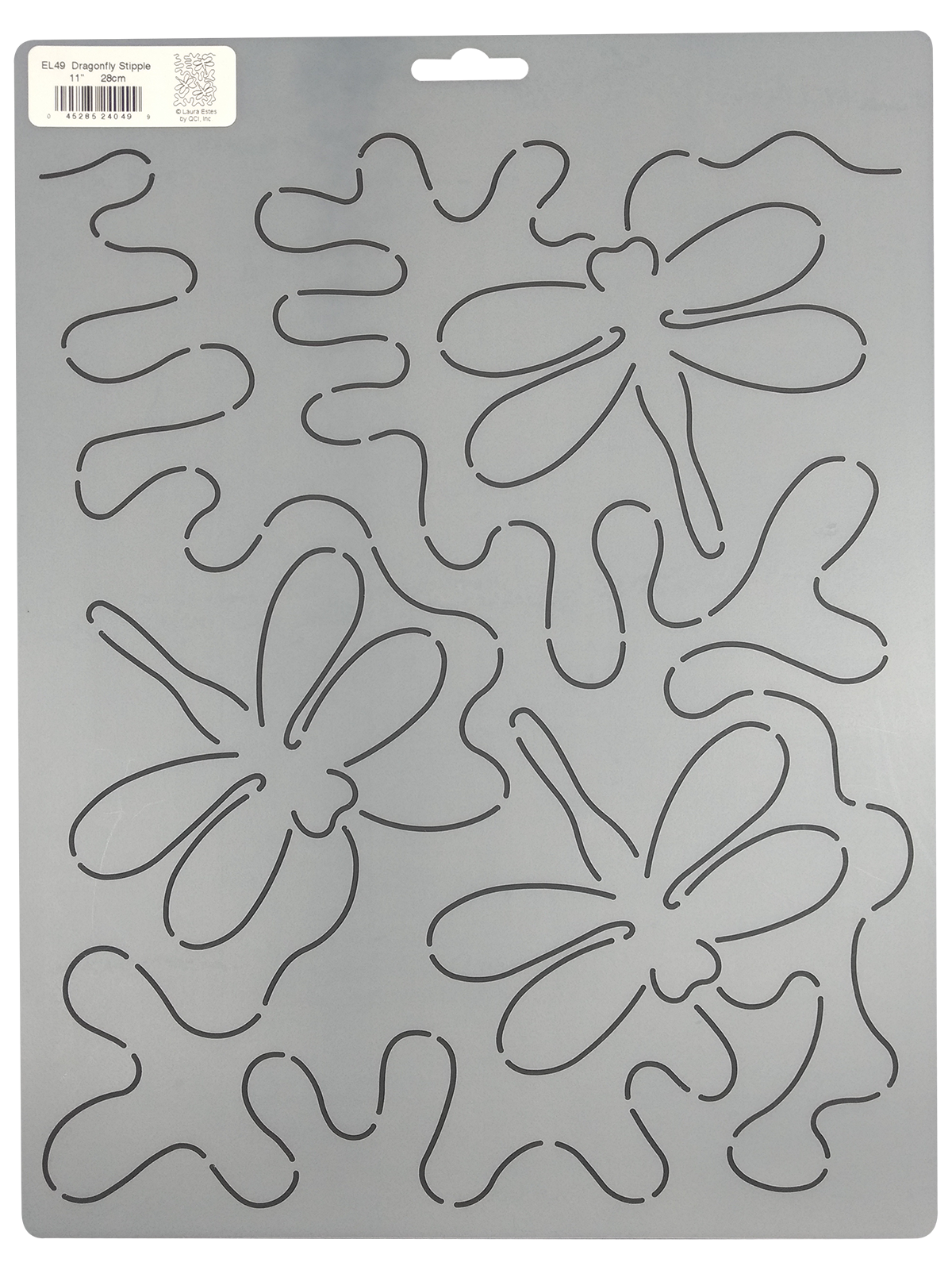 2 Stencils Quilting Stipple Dragonfly Quilt Patterns Continuous Line Background