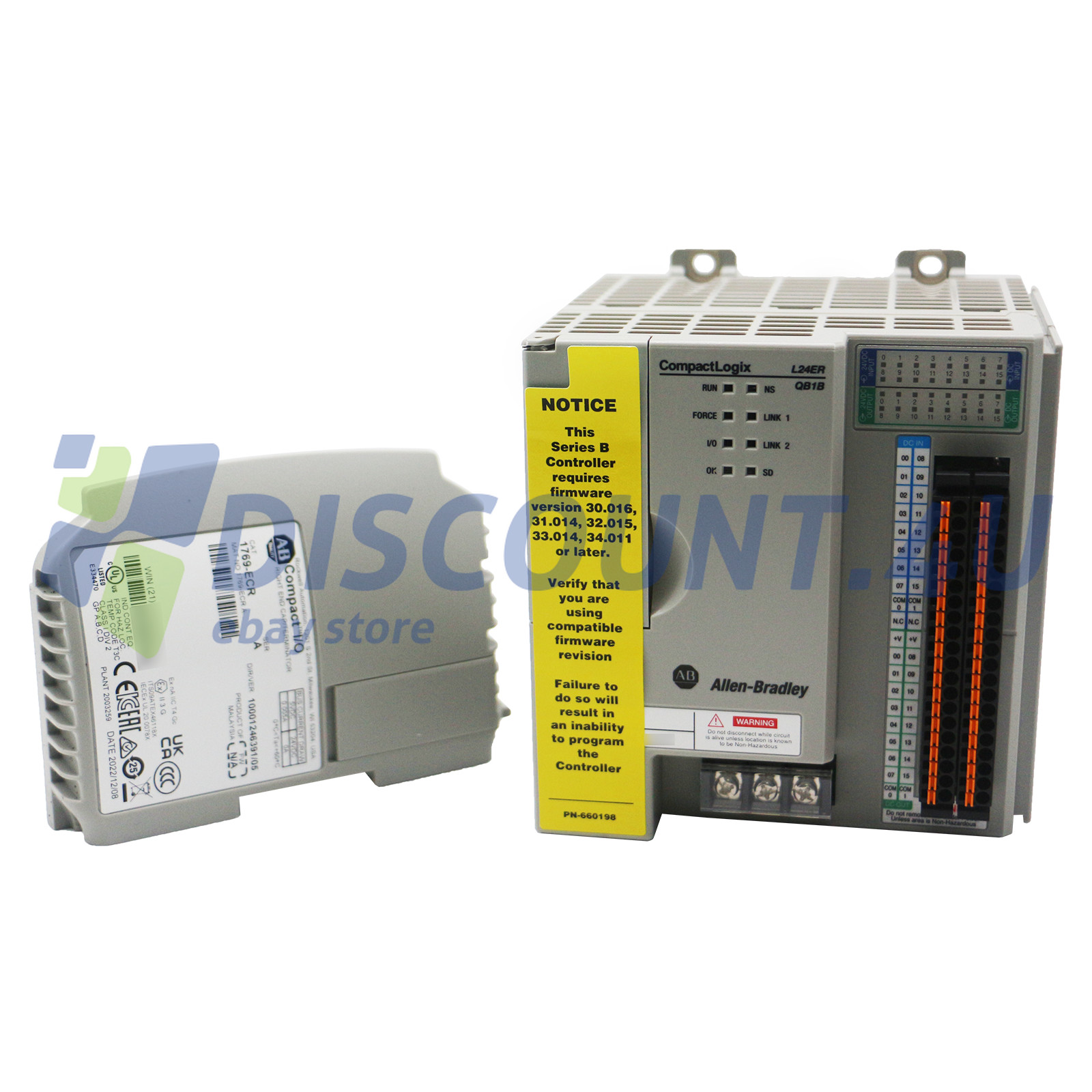 2023 NEW SEALED AB 1769-L24ER-QB1B /A CompactLogix Controller 1769L24ERQB1B
