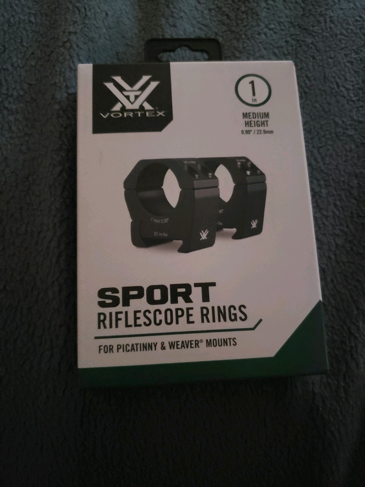 Vortex sport Rifle Scope Rings Medium Height