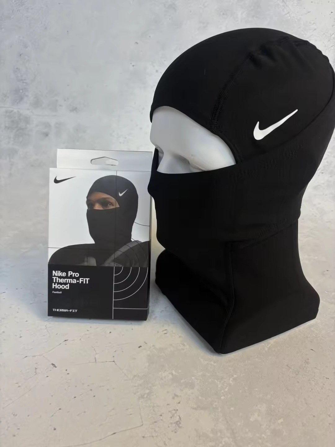 Nike Pro Therma-Fit Hyperwarm Hood Ski Mask Black - One Size