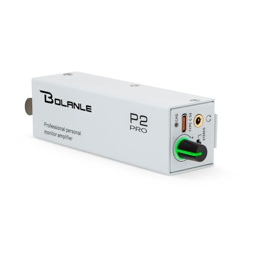 P2 USB C Portable in Ear Monitor Amplifier, Headphone Amp with XLR and TRS