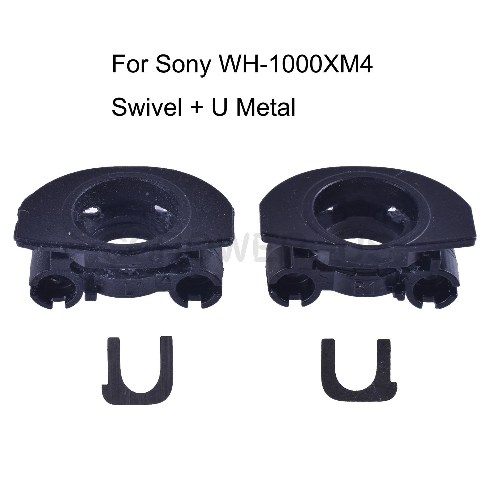 For Sony WH-1000XM4 Headphone Plastic Hinge Swivel + U Metal Replacement